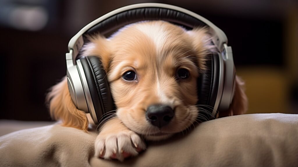 tunes for your dog in headphones